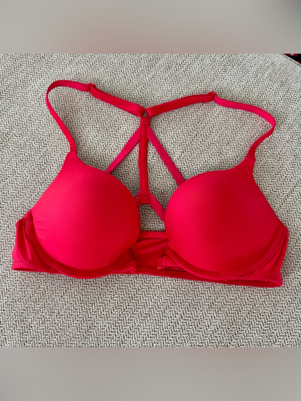 Victoria's Secret Red Strappy Push-Up Bra